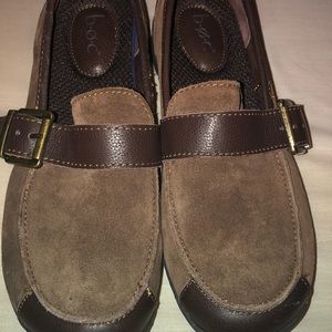 BOC BORN BROWN SUEDE LEATHER LOAFERS SHOES